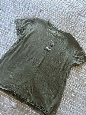Giddy Up Graphic Tee - Olive Green